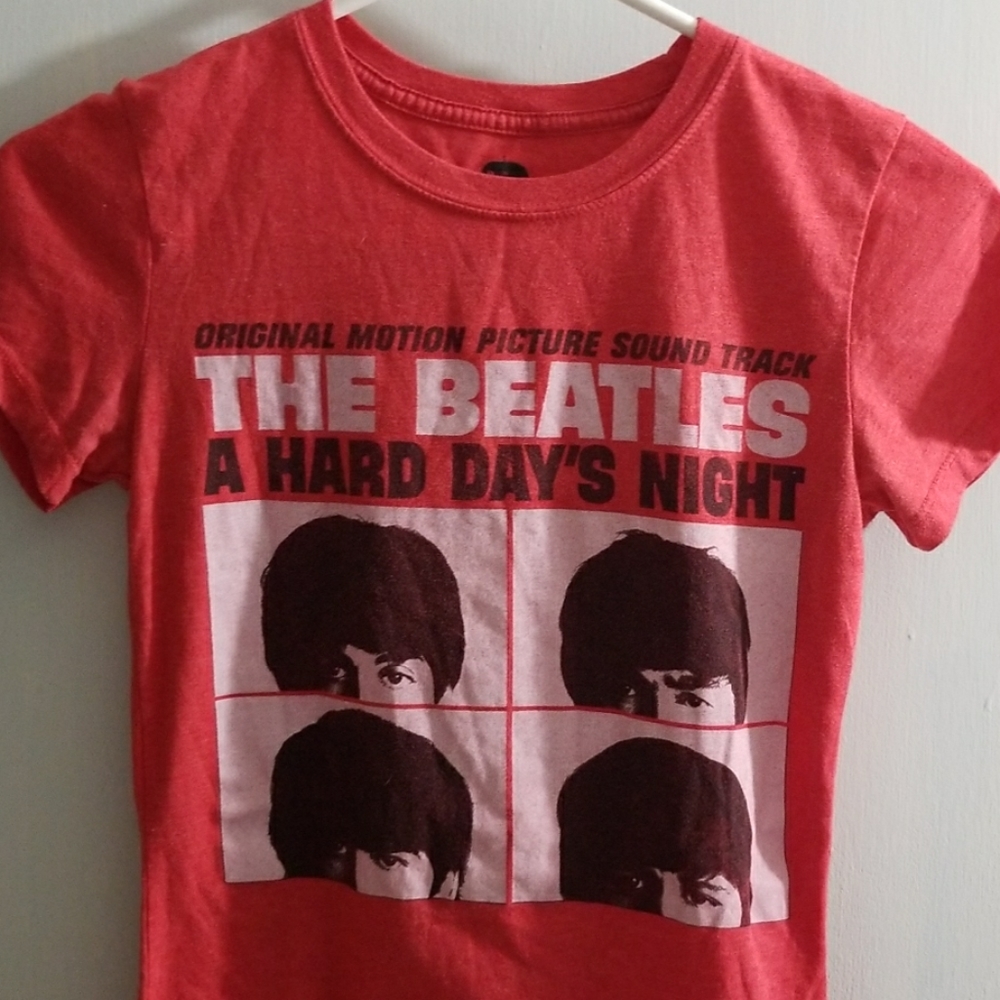 The Beatles A Hard Days Night womens muscle tee sm
